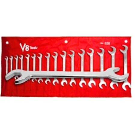 V-8 TOOLS Angle Wrench Combination Set - 16 Pieces V-305702